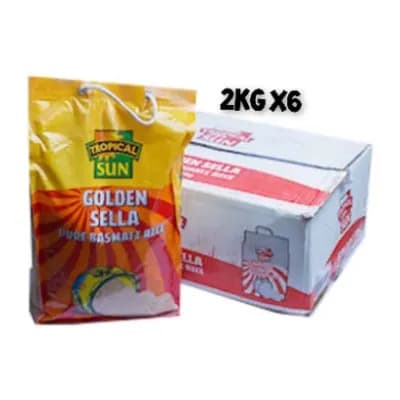 Golden Sella Pure Basmati Rice - 2kg X 6 Pcs