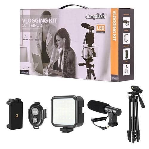Professional Tripod Stand Vlogging Kit For Live Streaming
