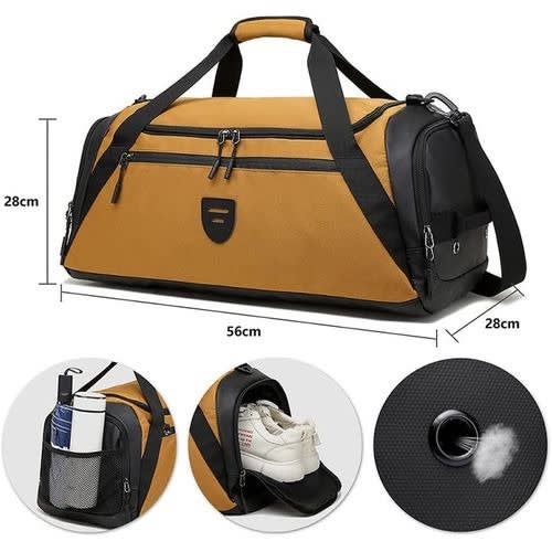 Duffel Travel Bag - Sports Fitness & Basketball Luggage Bag