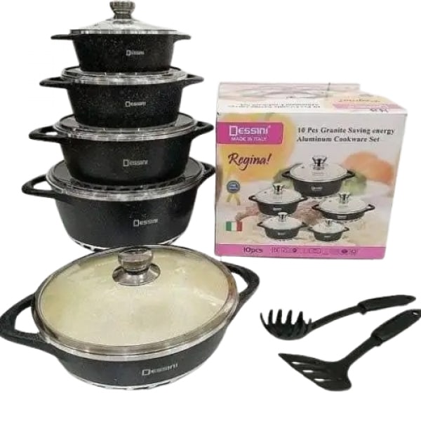 Royal Imperial Non Stick Pot Sets - 10 Pieces