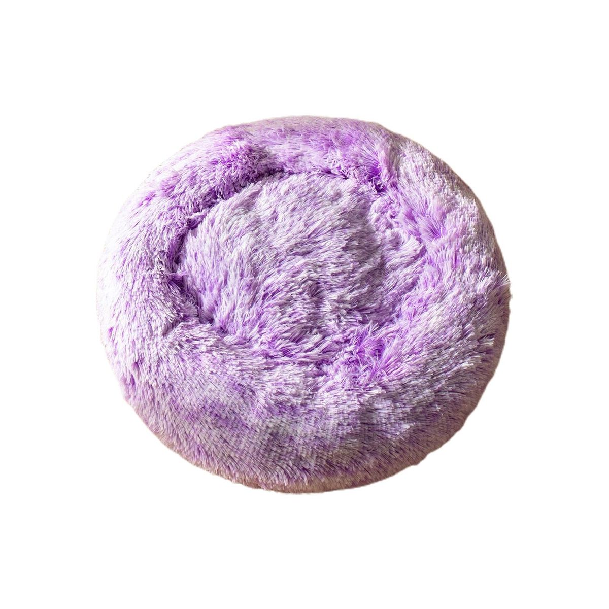 Pet Sleeping Cushion Round Cat Bed Winter Pet Dog Cushion Mats Purple