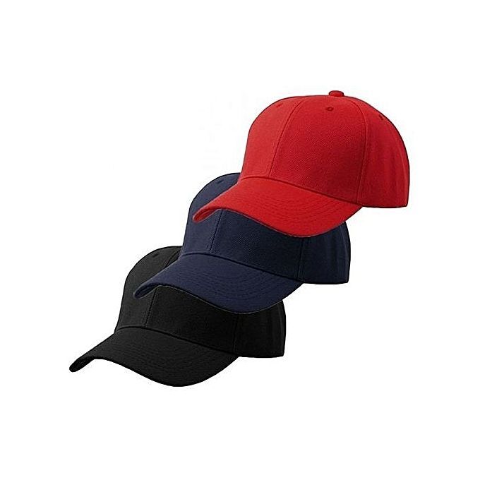 Facecap For Unisex 3in1- Black, Blue N Red