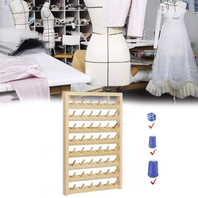48 Spool Sewing Threads Rack Holder, Thread Organizer Stand Holder,