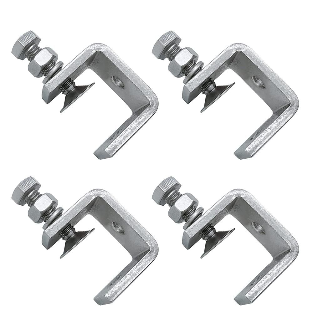 4PCS 16-25mm Heavy Duty Woodworking Clamp Set 304 Stainless Steel C Clamp Clamp Tools for WeldingCarpenter