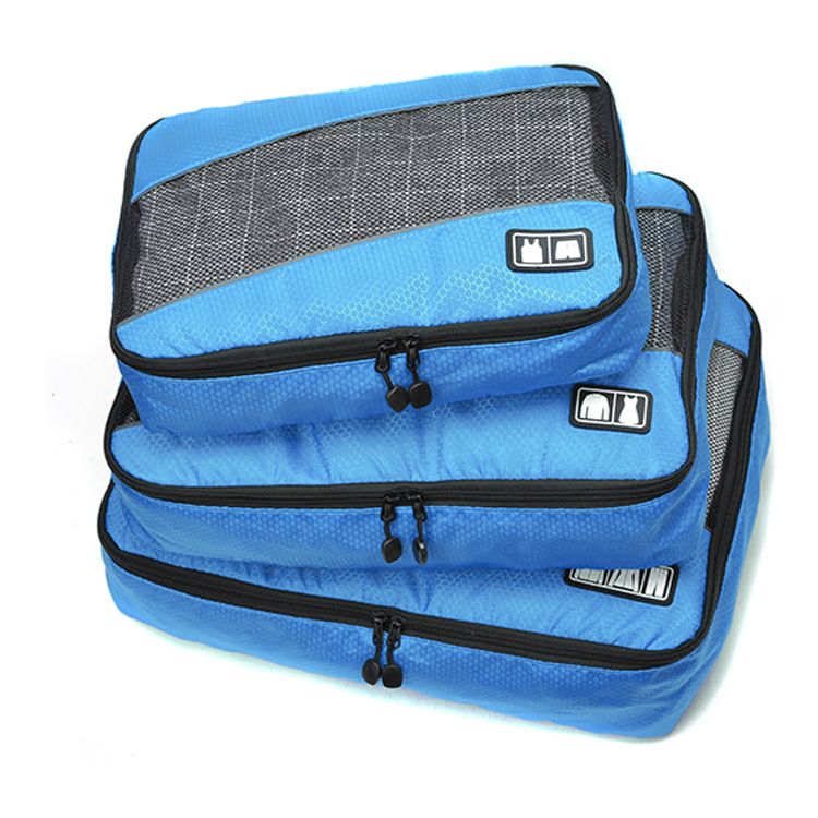 3PcsSet Travel Luggage Storage Bag Clothes Box Bedding