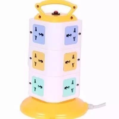 12 Way Extension With Power Surge Socket