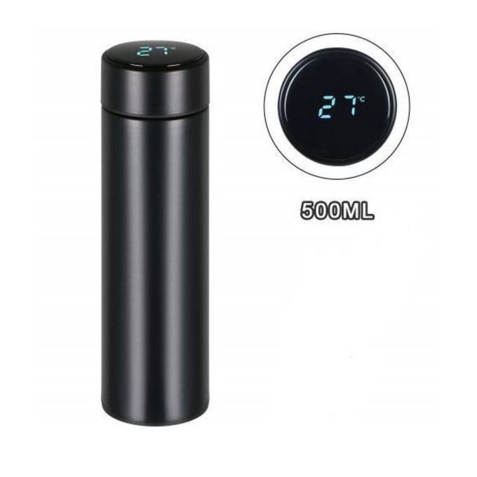 500ml Water Bottle Temperature Display Stainless Steel Flask
