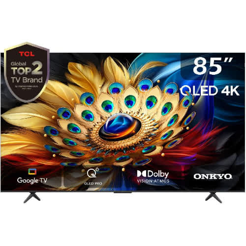 85" Ultra HD 4K HDR QLED  2024 Model Smart Google TV-85C655