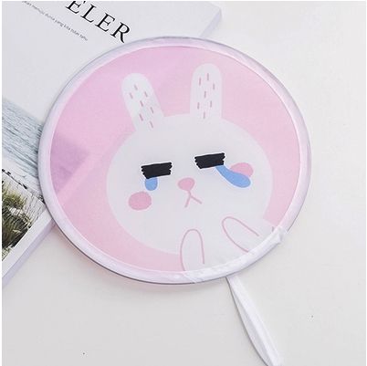 Decorative Pattern Fans Cartoon Children Fan Cool Hand Ice For Decor Nylon Party Cream Foldable Gift Design
