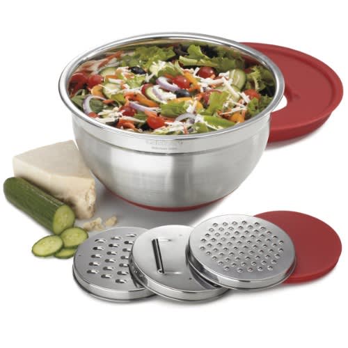Multi-Prep Bowl With Shredder - Slicer - Grater Discs