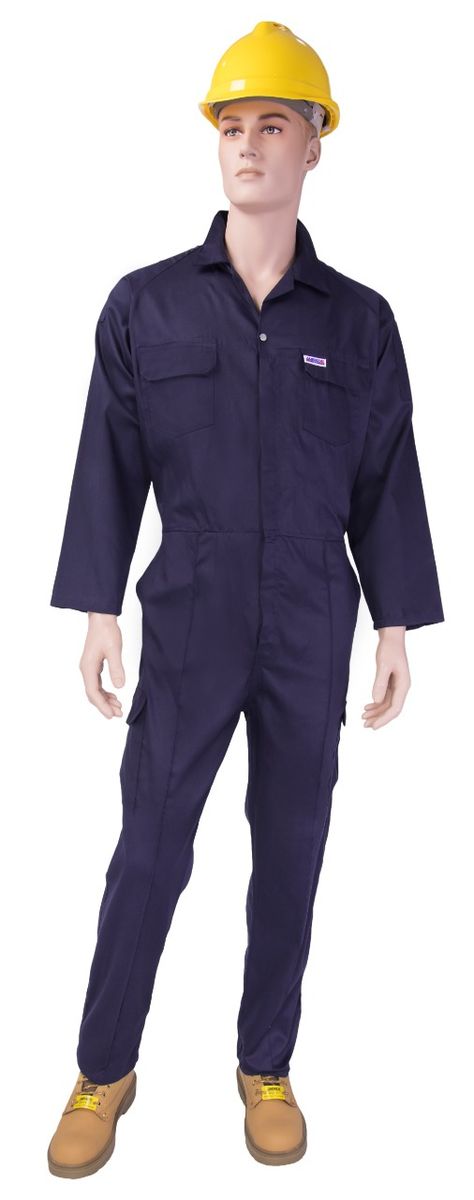 AMERIZA CHIEF COVERALL (100% TWILL COTTON/195 GSM) NAVY BLUE