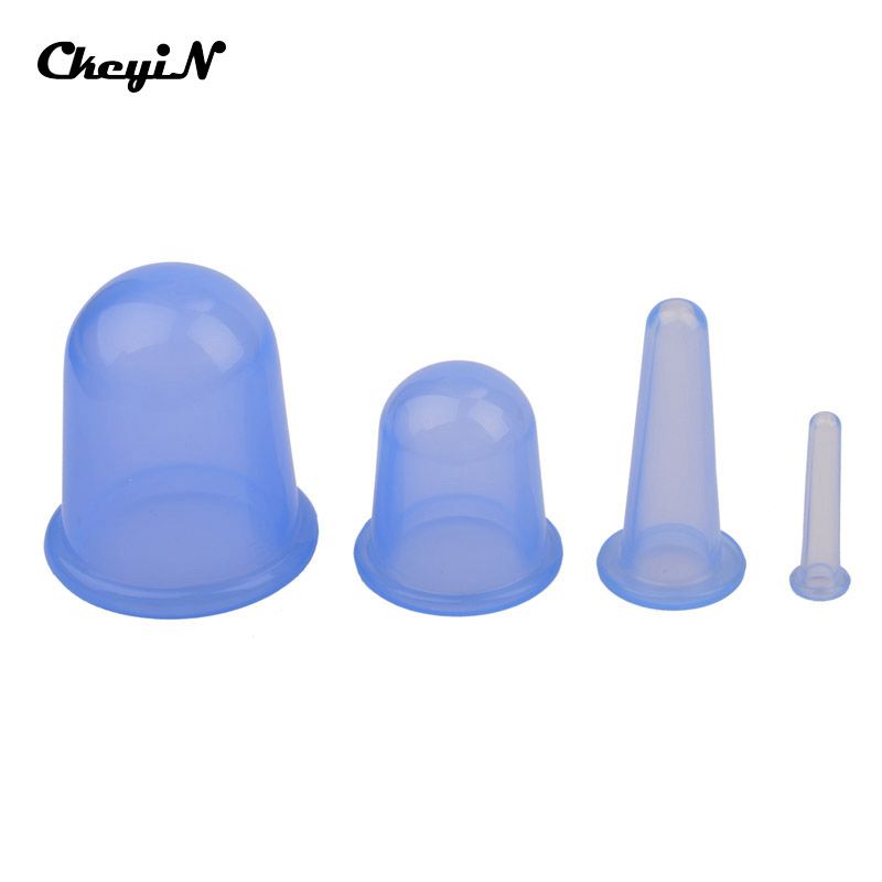 Cup M017Q Set Suction Anti-cellulite Body 4 31 Therapy Silicone And Cupping Health Vacuum Massager Pcs Cup Body Cans Care