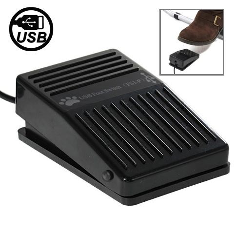USB Foot Pedal Control Switch Game Pad Keyboard