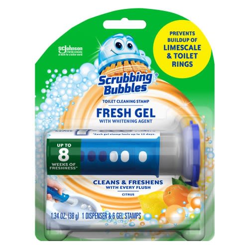 Fresh Gel Toilet Bowl Cleaning Stamps Citrus