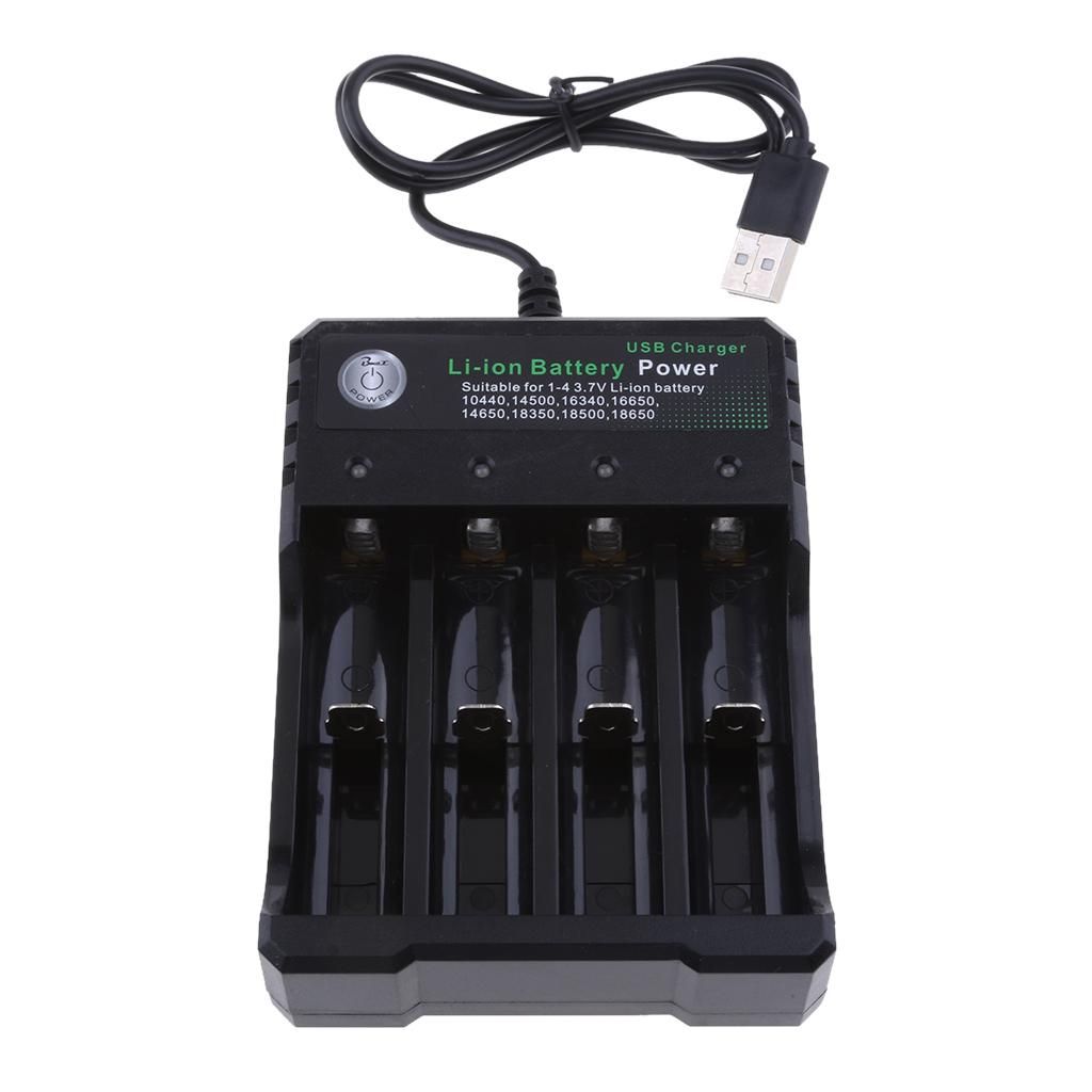 4   Slot   Li - On   Battery   Charger   For   18650   Rechargeable