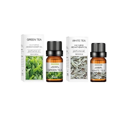 Plant Scented Diffuser Aromatherapy Oil - Greentea/white Tea - 10ml X 2