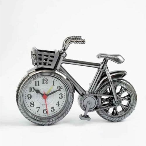 Bicycle Alarm Clock With Basket- 13.5 X 18.5 Cm