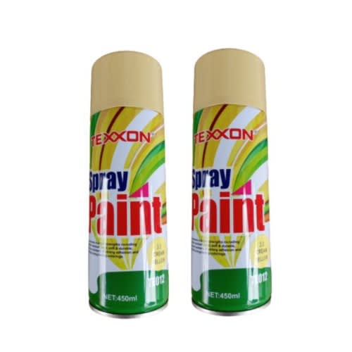 Spray Paint - Cream Yellow - 400ml - 2pc