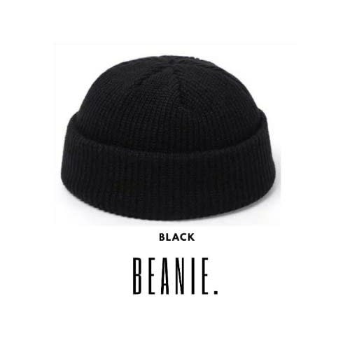 Priddi Blank  Beanie - Black