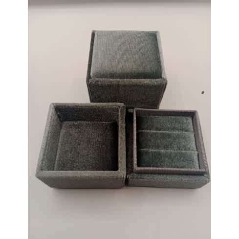 Velvet Ring Box - Black