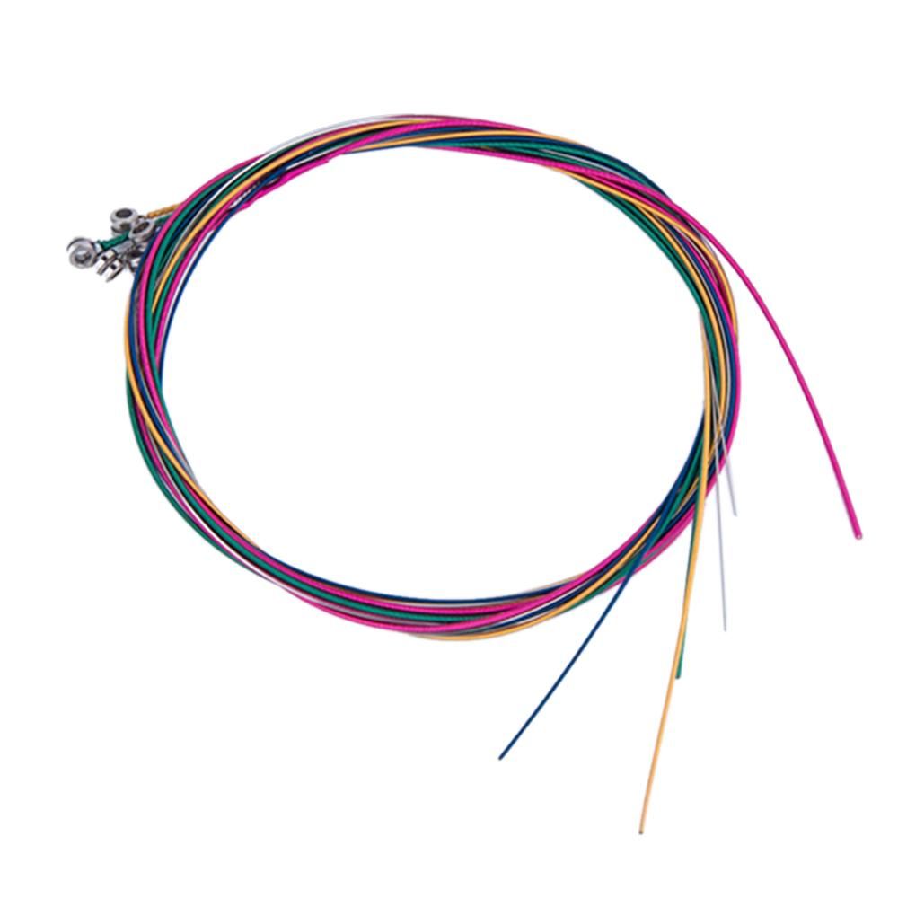 6Pcs/Set Acoustic Guitar String Replacement Steel String