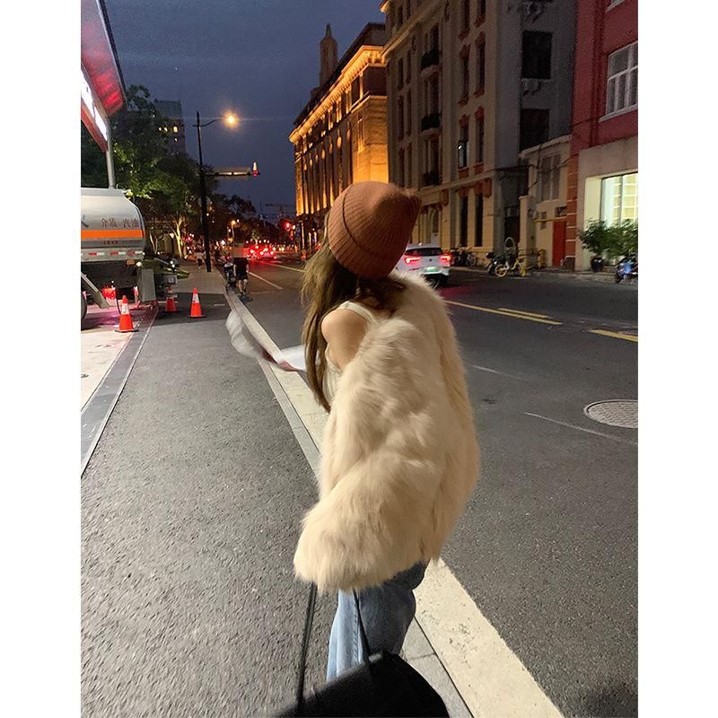 Fur Coat 2022 Autumn/Winter New Toka Hair Net Red Young Korean Women's Winter Short Fur Short Coat