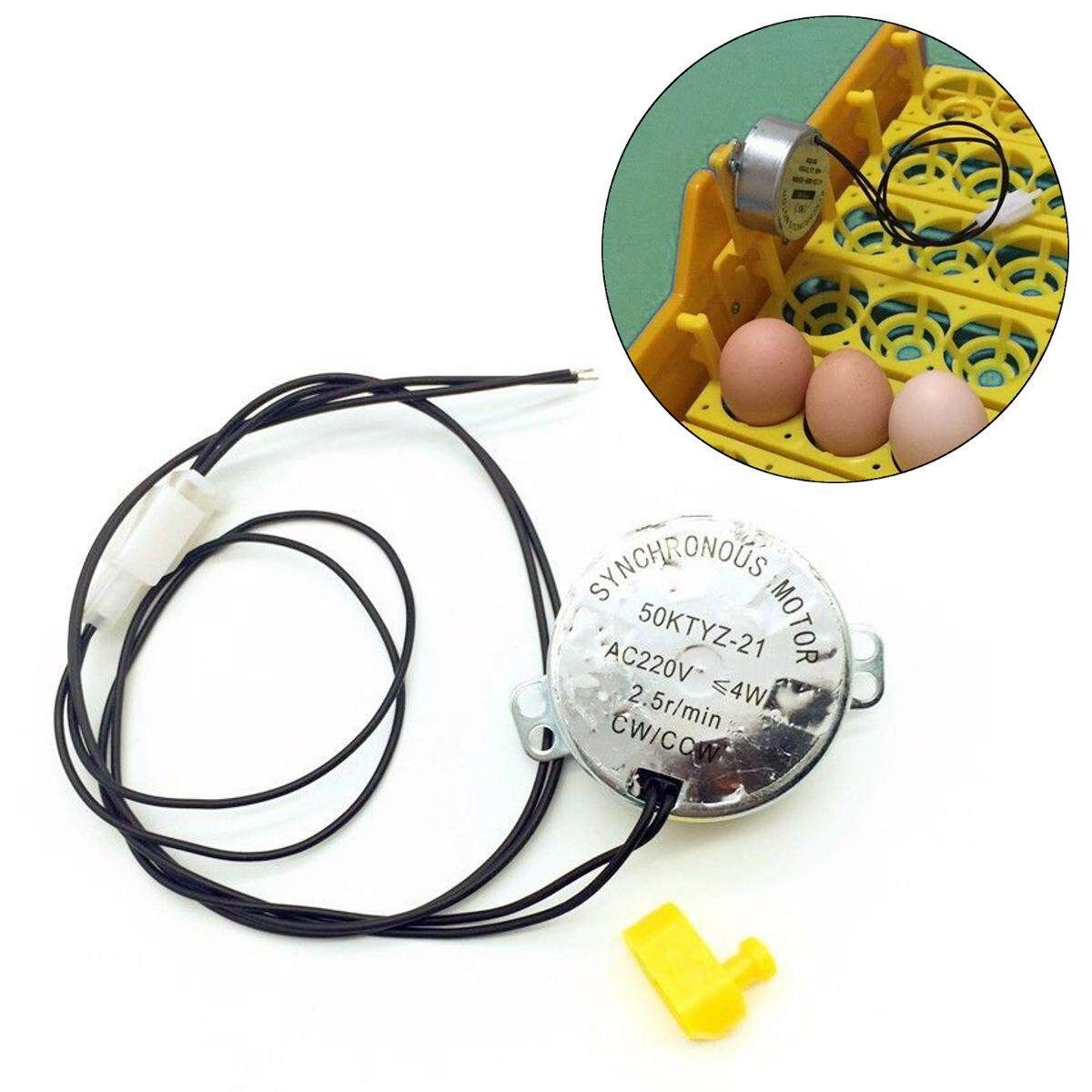 220V AC Chicken Duck Egg Turner Motor Components For DIY Farm Hatcher Incubator