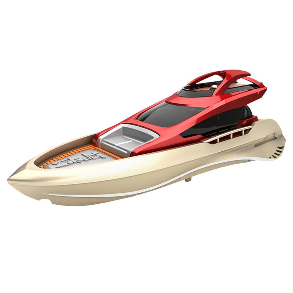 1 Set Remote Control Boat Yacht Model RC Boat Toys Red