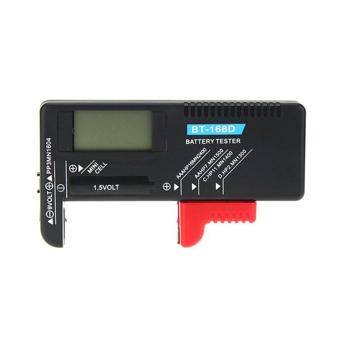 Digital Battery Tester Detector Capacity Diagnostic Tool For 9V AA C D Battery