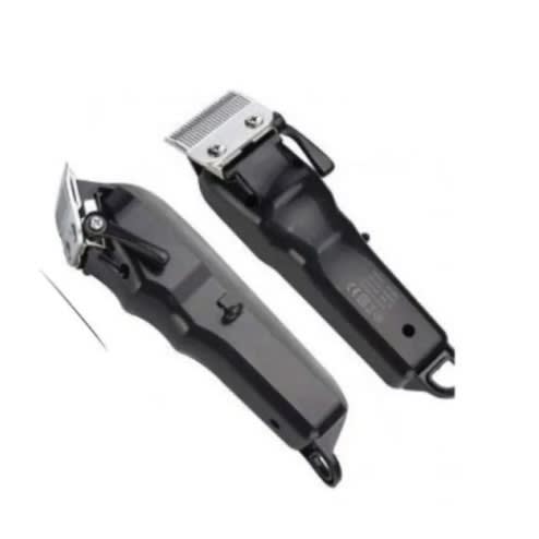 Rechargeable Hair Clipper With Led Battery - Black