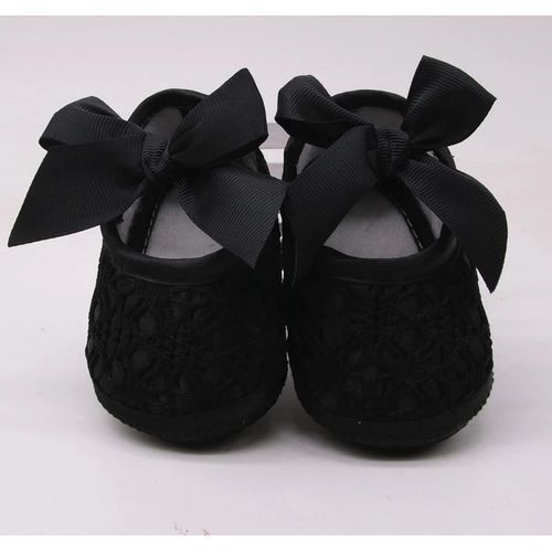 Baby Girl Soft  Soled Shoe With Bowknot