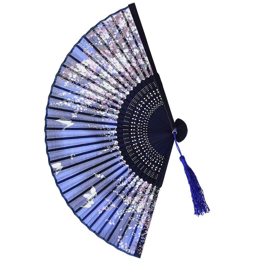 Fans Art Craft Flower Lace Summer Gift Folding Party Wedding Held Hand Japanese Folding Chinese Fan 40# Dance Silk Style