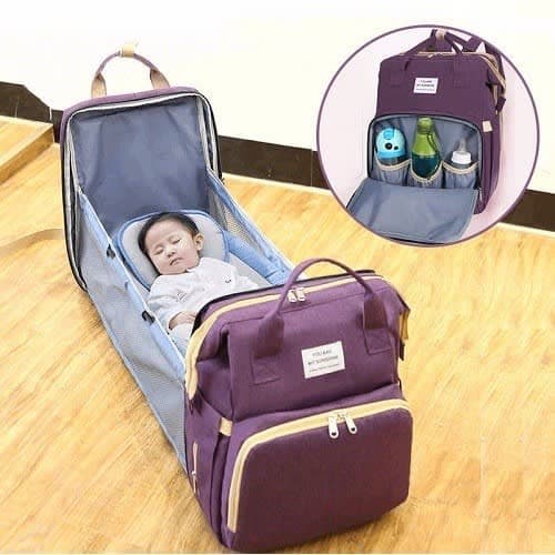 4-in-1 Convertible Baby Diaper Bag