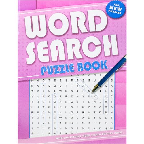 Word Search Puzzle Book - Pink