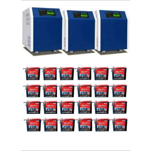 Afripower Inverter System With 24 Units 220ah Starplus Tubular Battery - 15kva 288v