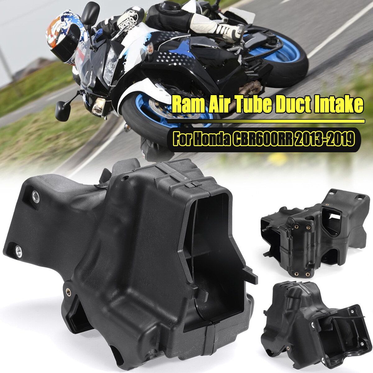 Ram Air Tube Duct Intake Motocycle Pipe For Honda CBR600RR CBR600 2013-2019 New