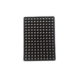 Perforated Anti-slip Rubber Rain Water Resistant Door Foot Mat - 60cm X 40cm