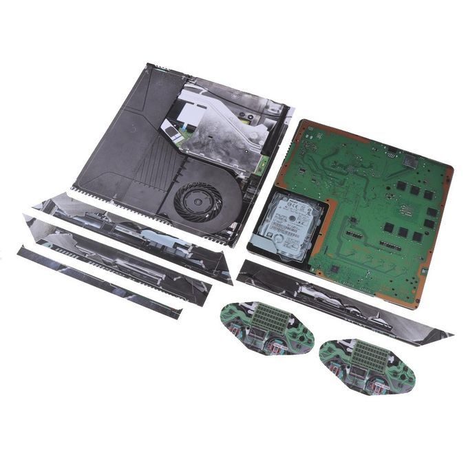 Protective Vinyl Skin Decal For Sony PS4 Slim, Removable YSP4S-0008