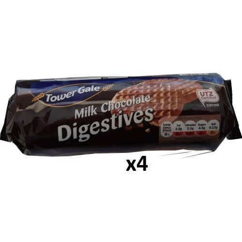 Milk Chocolate Biscuit - 4Pcs