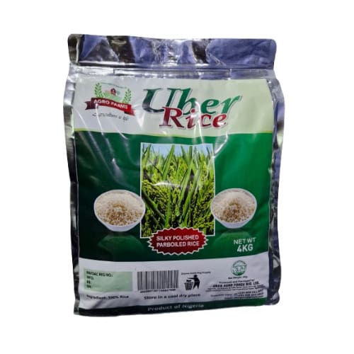 Uber Parboiled Rice 100% Stx Deluxe -4kg
