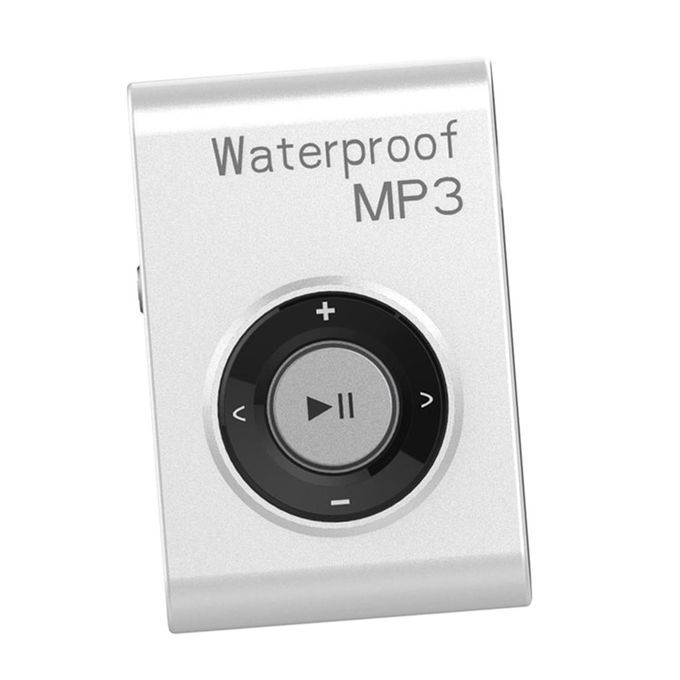 Top Quality Mp3 Music Player FM Radio Audio Waterproof With Clip White