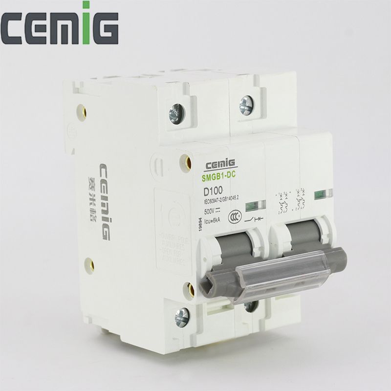 Circuit System 125A To 500V DC MCB Breaker 80A For Solar 2P
