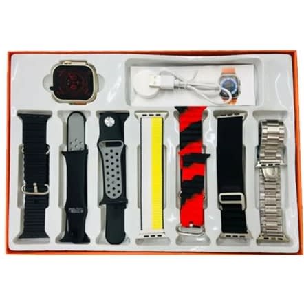 Ultra 8 Smart Watch With 7 In 1 Straps