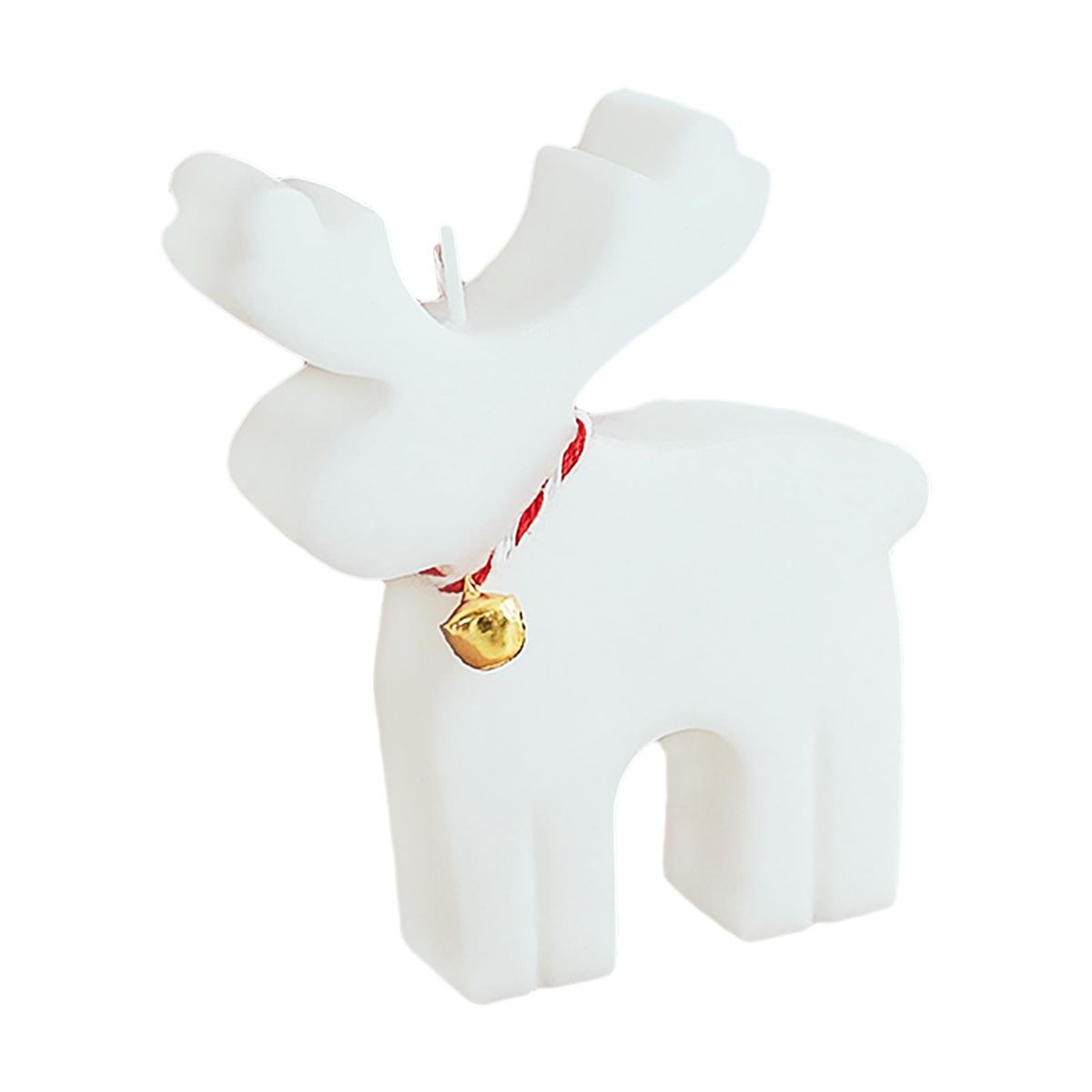 Elk Bell Shaped Smokeless Candles Cute Christmas Candles Scented Candle for Christmas Party Wedding Spa Decoration Gifts