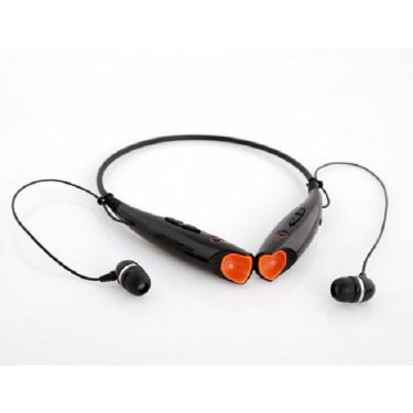 Wireless Bluetooth Headset With Memory Card Slot - Black