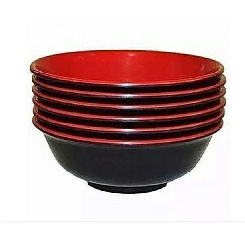 Unbreakable Ceramic Soup Plate Set - 6 Pcs - 6"