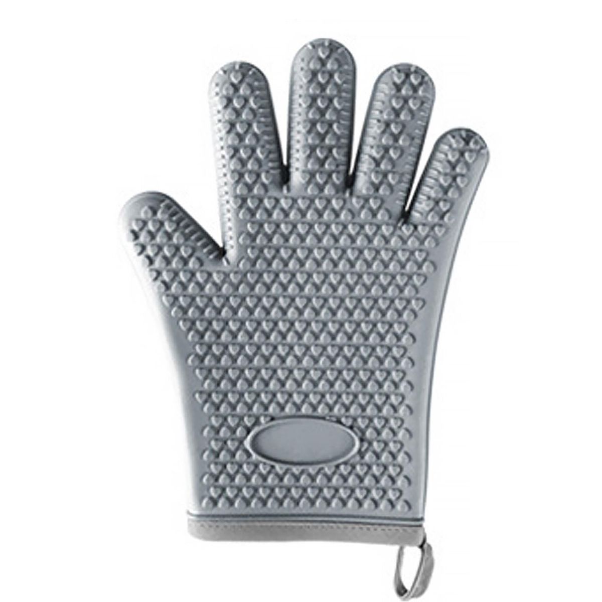 1Pc Baking Glove High-Temperature Resistant Oven Baking Mitt Dark Gray