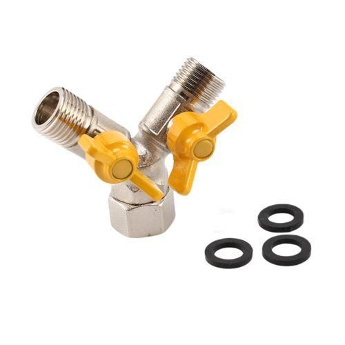 Shut Off Valve Brass Shower Diverter 3 Way