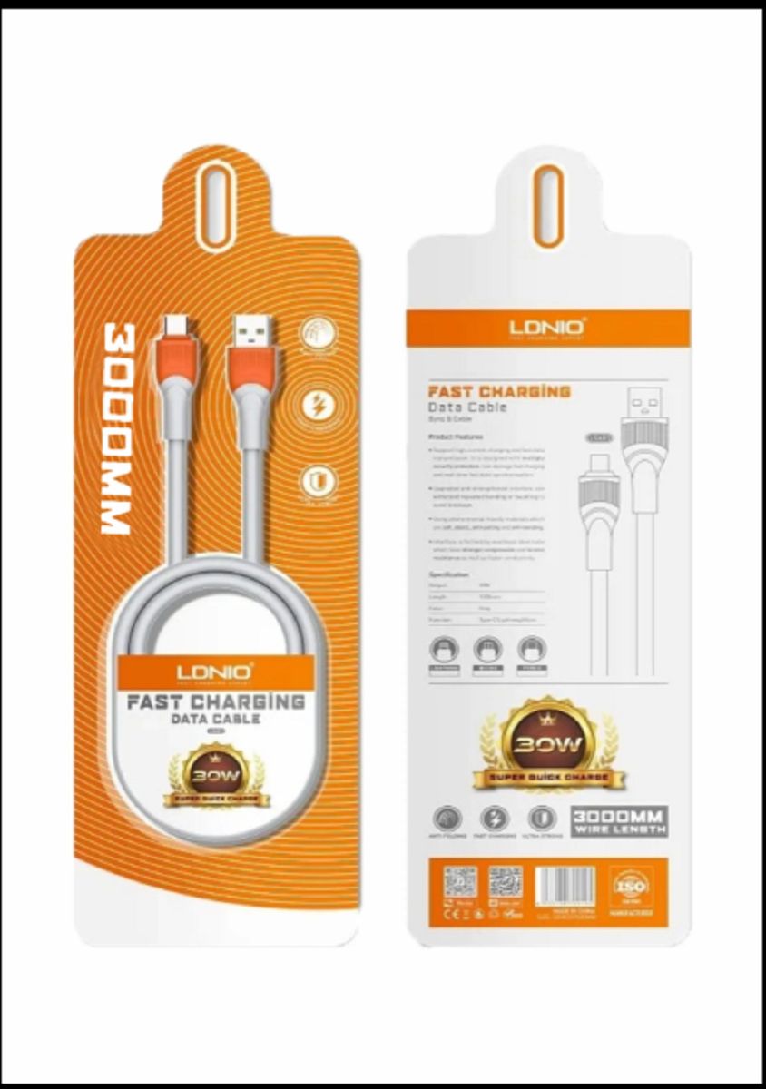 Ls603 Type-C 3m 30W Fast Charging Cable