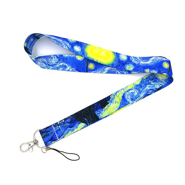 Van Gogh Starry Sky Sunflowers Oil Art Paintings Wristlet